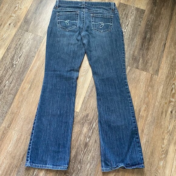 Guess Jeans Women’s Size 30 Bootcut Low Rise Modele Embroidered Pocket Denim - Picture 6 of 9